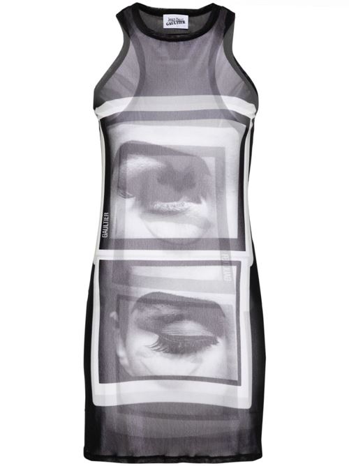 Dress with eyes and lips print JEAN PAUL GAULTIER | 2430FRO250T553000201